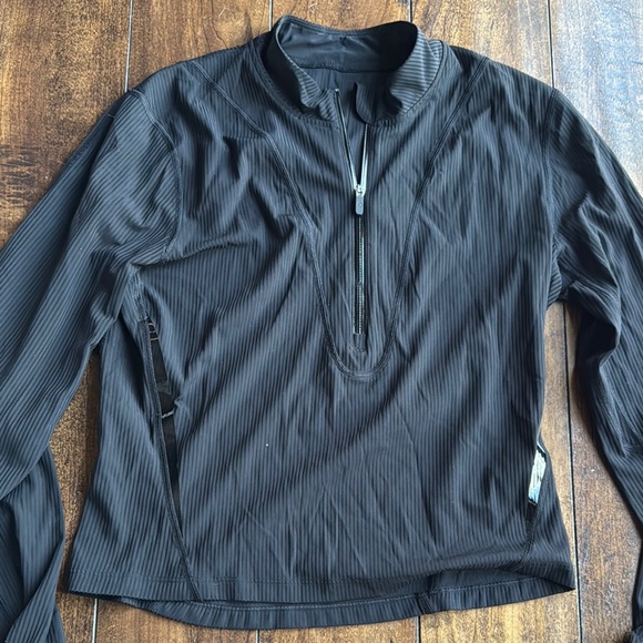 lululemon athletica Tops - Lululemon Black Quarter-Zip Jacket